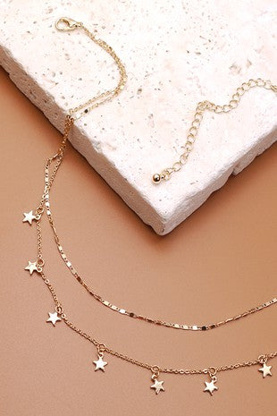 Star Double Layer Necklace