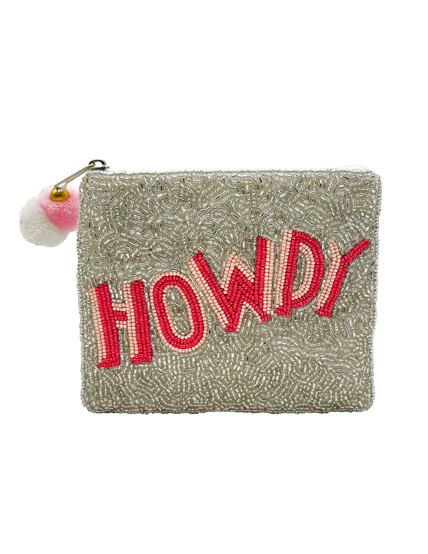 HOWDY Beaded Coin Purse