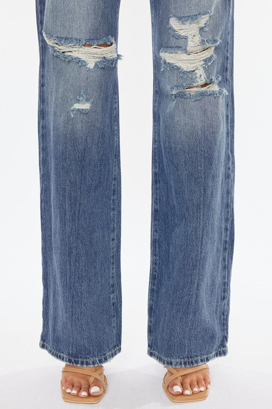 ULTRA HIGH RISE 90'S WIDE LEG FLARE JEANS