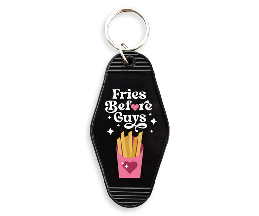 Fries Before Guys Keychain