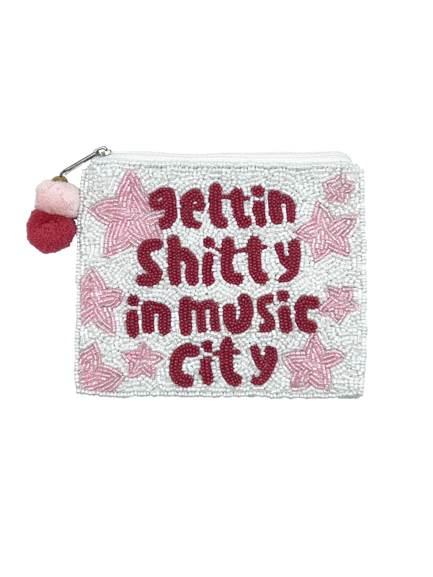 MUSIC CITY Beaded Coin Purse