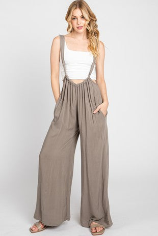 Suspender Style Jumpsuit