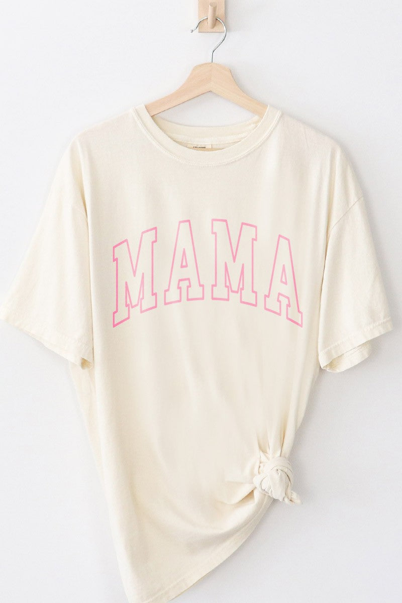 Mama Letters Comfort Colors Tee