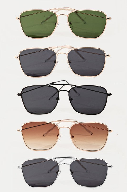 Assorted Reverse Lens Aviator Sunglasses