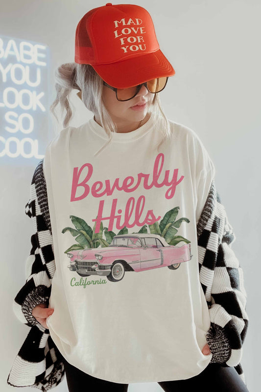 BEVERLY HILLS CALIFORNIA OVERSIZED TEE